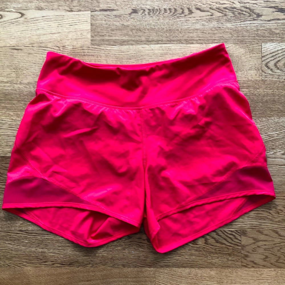 Bright pink Old Navy running shorts (small)